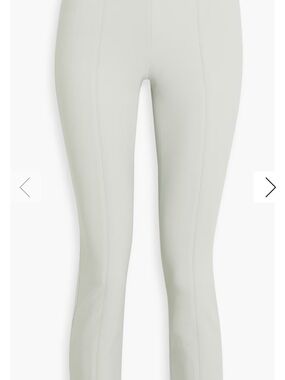 Vince Slim Seam-Front Skinny Pants in Light Sage